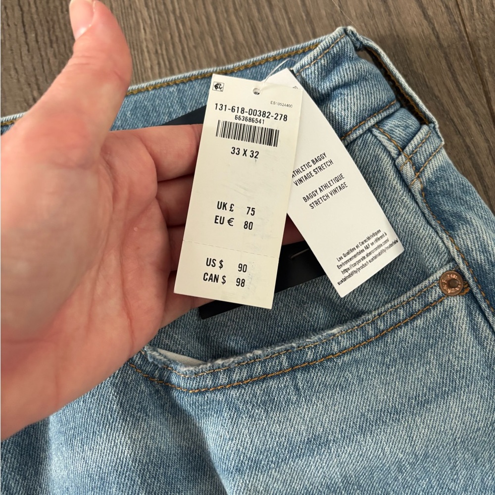 Abercrombie & Fitch athletic baggy Jeans - Picture 7 of 7